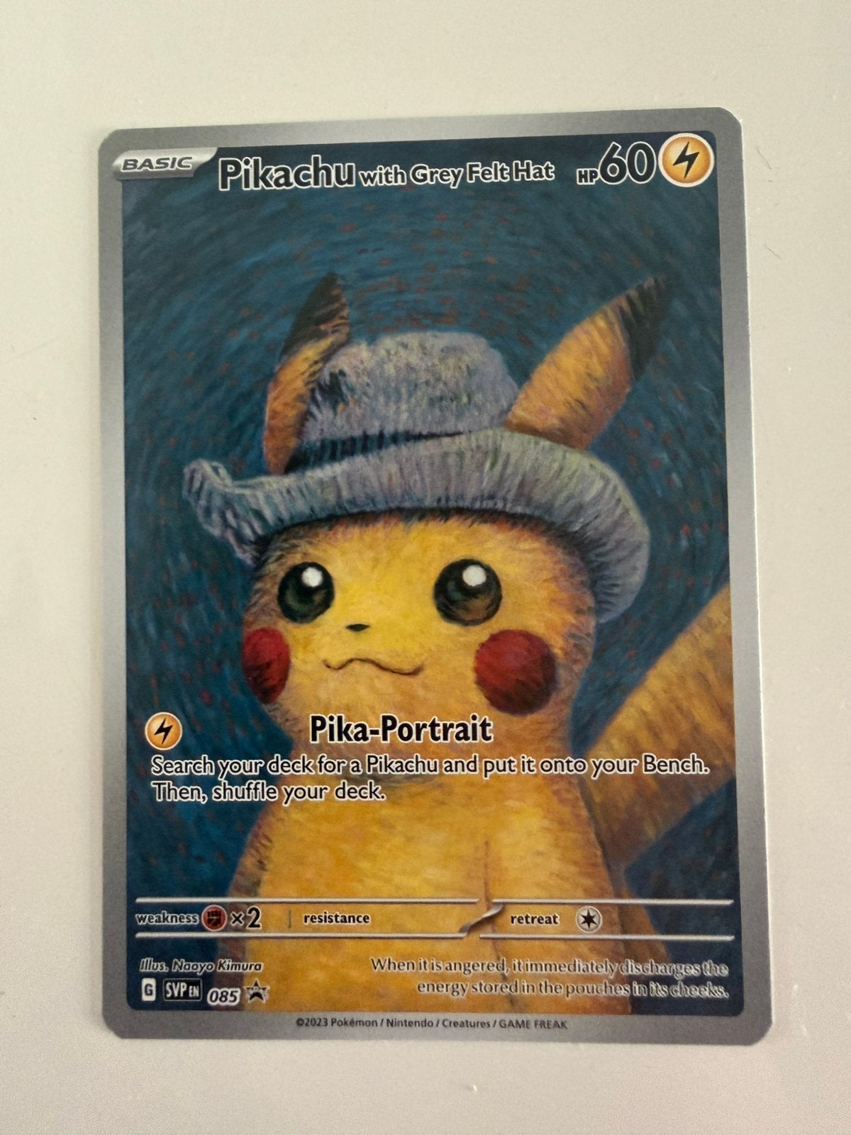 Van gogh pikachu unsealed, Ophalen, Zo goed als nieuw