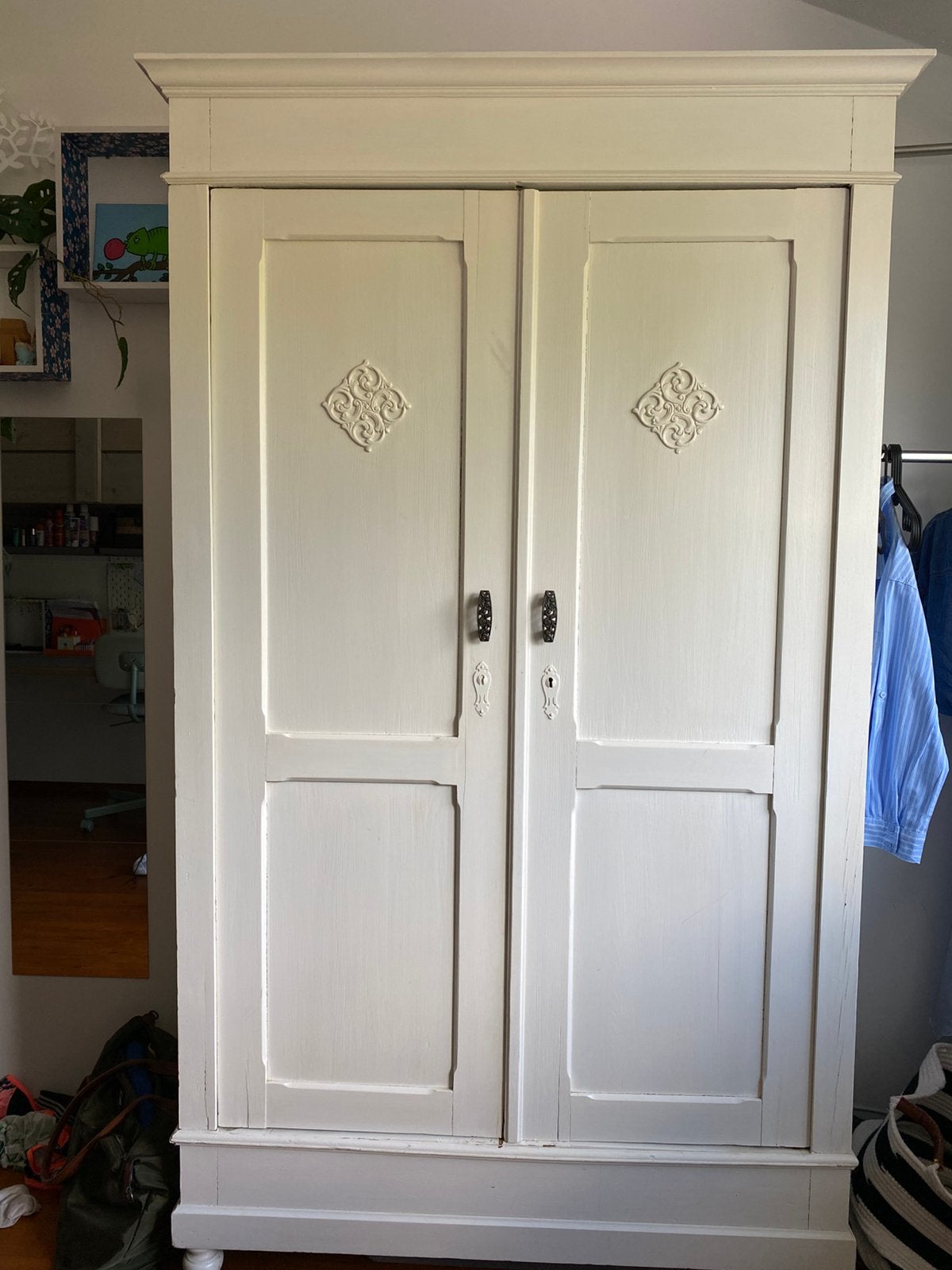 Brocante kast, Ophalen