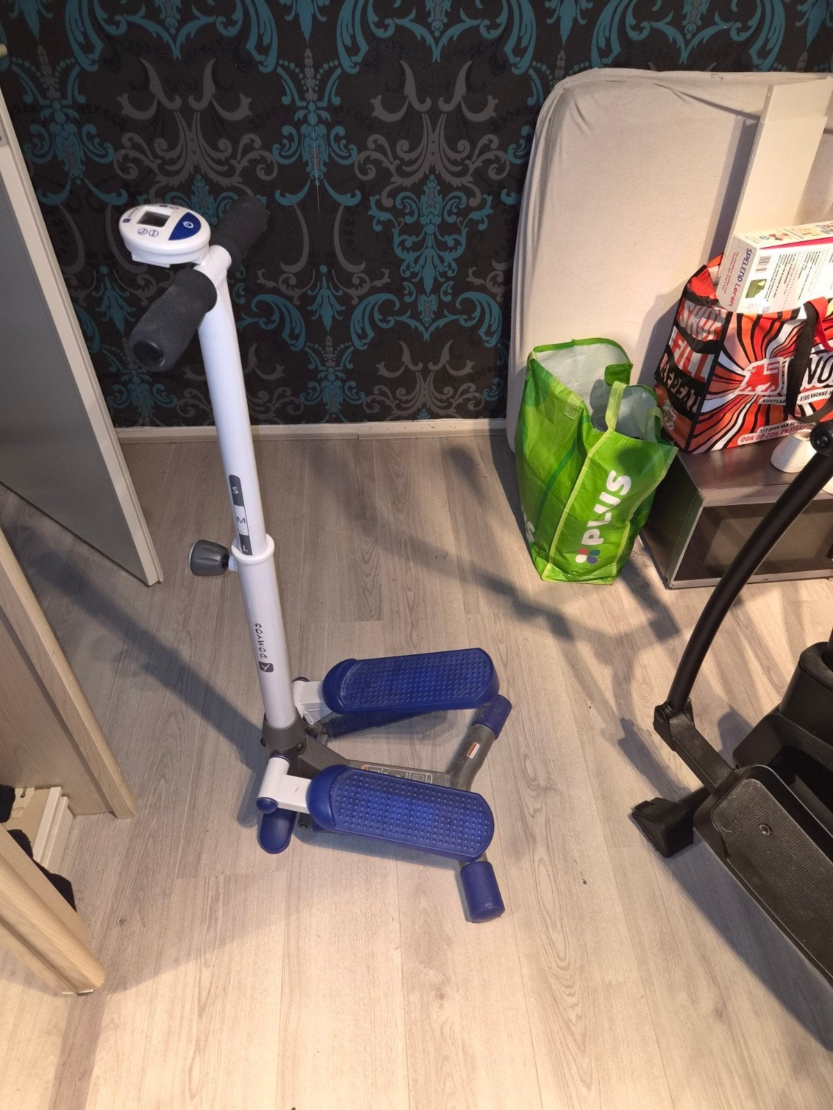 Domyos Stepper MS100 - Compacte fitness voor thuis, Sport en Fitness, Ophalen, Gebruikt, Stepapparaat, Metaal
