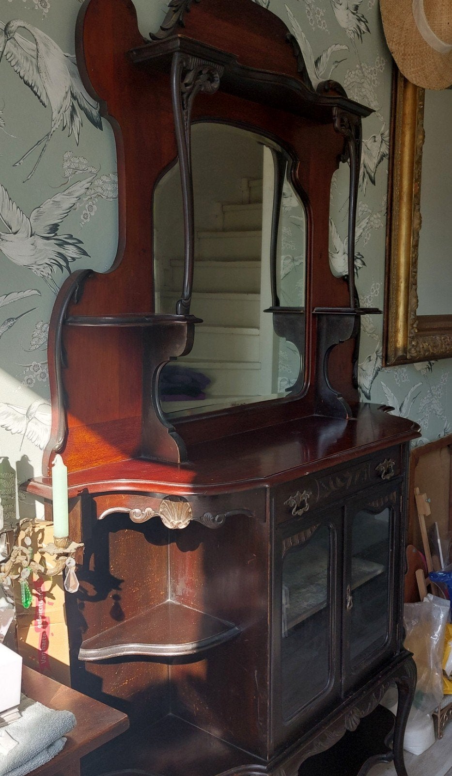 Antieke etagère Kast., Antiek en Kunst, Ophalen