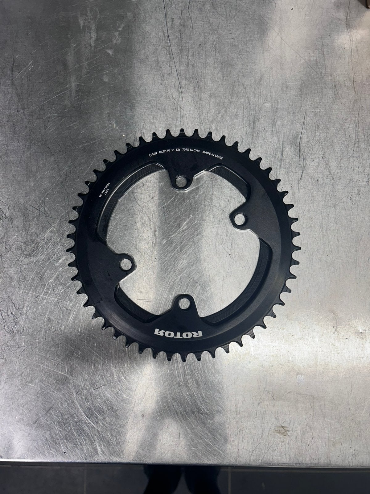 Rotor 50T R-Ring 1x Kettingblad - BCD 110x4, Fietsen en Brommers, Ophalen of Verzenden, Nieuw, Racefiets, Aluminium