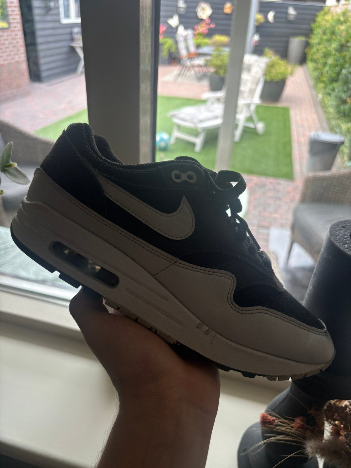 Nike Air Max 1 maat 41, Ophalen of Verzenden, Gedragen, Zwart