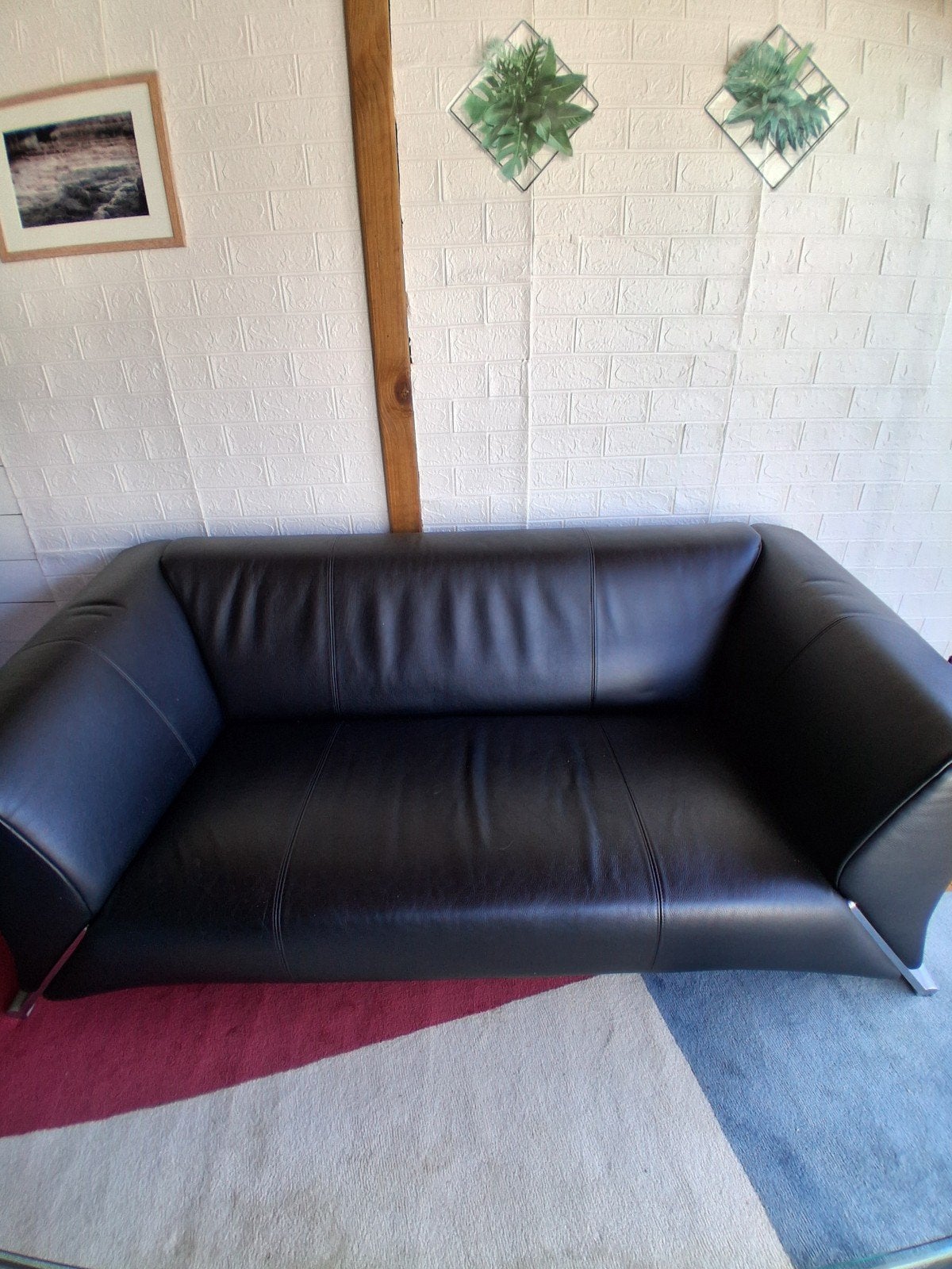 Rolf Benz, Ophalen, Gebruikt, 75 tot 100 cm, Leer