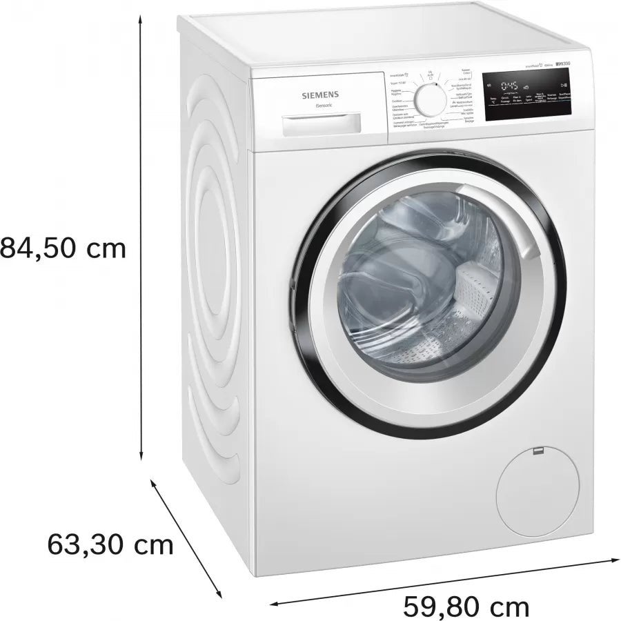 Siemens wasmachine WM14N2M4FG - NL/FR display, 1200 tot 1600 toeren, Minder dan 85 cm, BSH Huishoudapparaten, 8 tot 10 kg