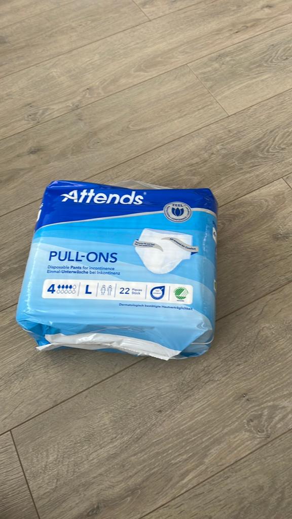 Attends pull ons luierbroekjes maat L uniseks, Diversen, Verpleegmiddelen, Ophalen, Nieuw