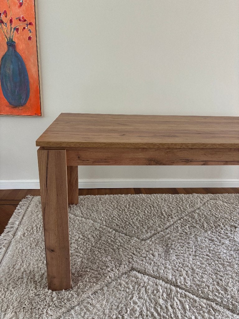 Foto 2 van NIEUW: uitschuifbare eettafel 190/280 cm