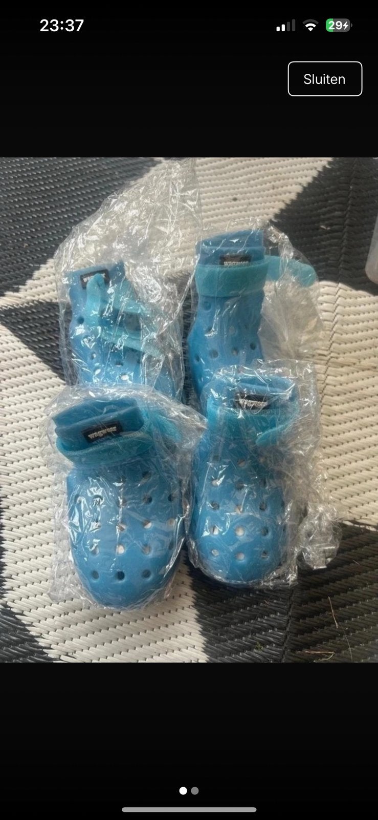Wagwear honden schoentjes XXL, Dieren en Toebehoren, Ophalen of Verzenden, Zo goed als nieuw