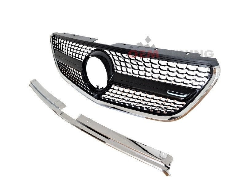 Grille geschikt voor VITO W447 | Black Diamond Style | 14-24, Auto diversen, Ophalen of Verzenden