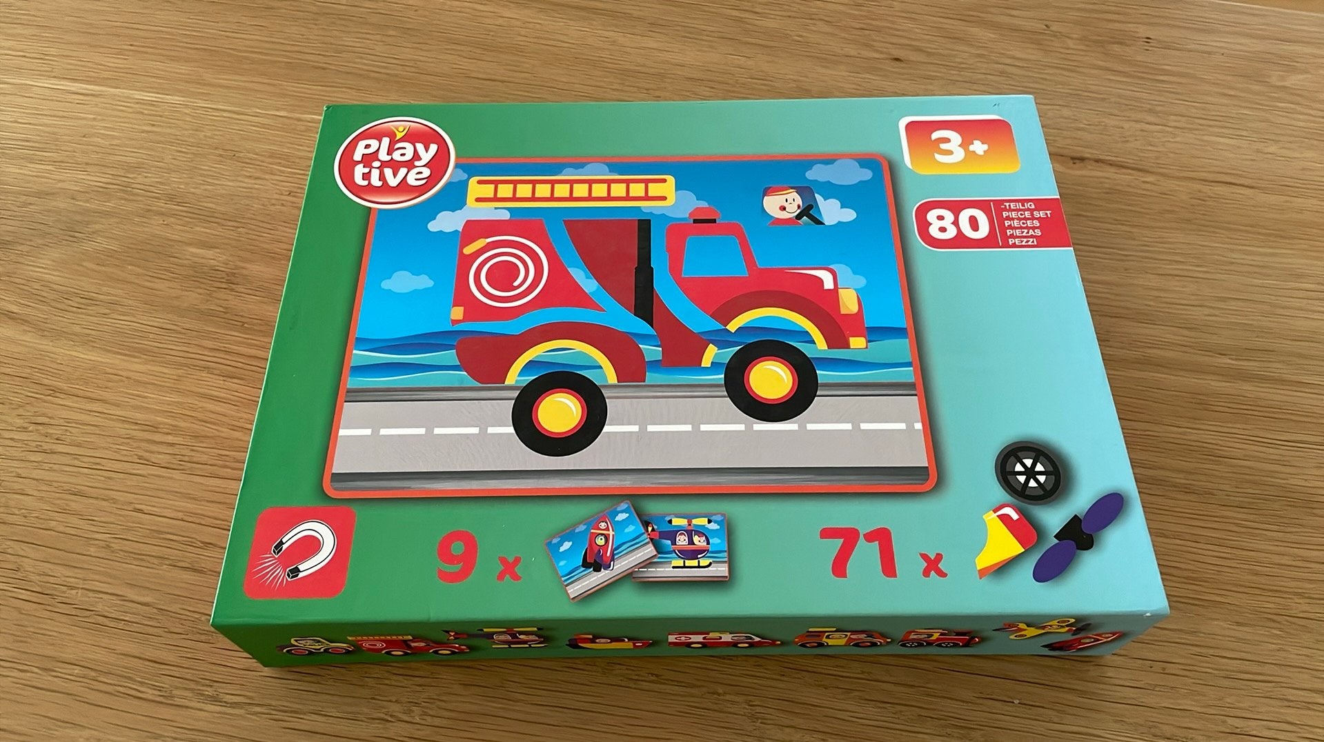 Playtive magneetboek magnetibook voertuigen, Ophalen of Verzenden, Zo goed als nieuw