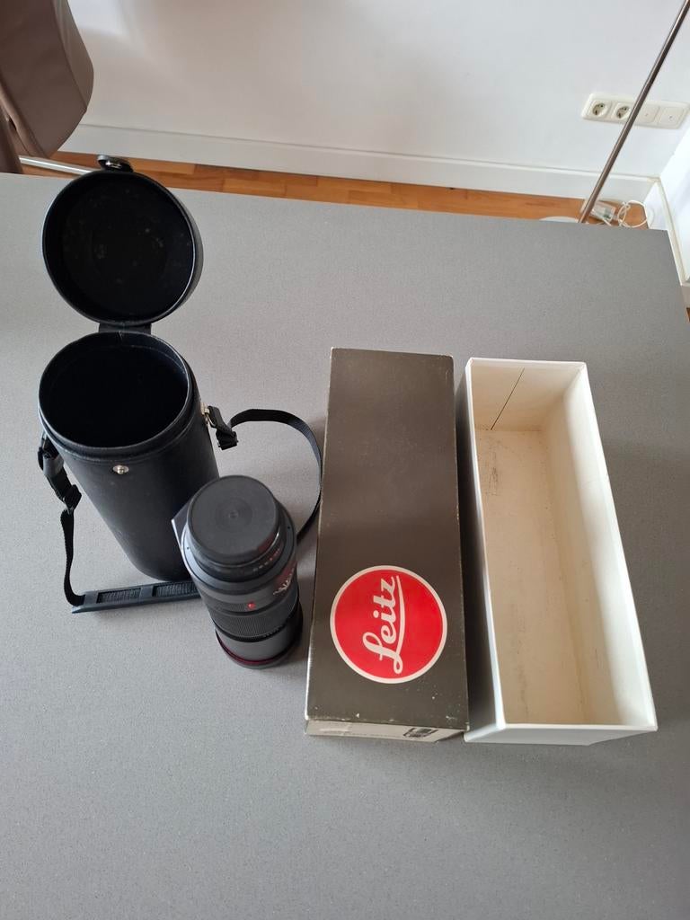 LEICA TELYT-R 4.8/350MM Lens in originele etui en doos MINT!, Ophalen of Verzenden, Zo goed als nieuw, Telelens