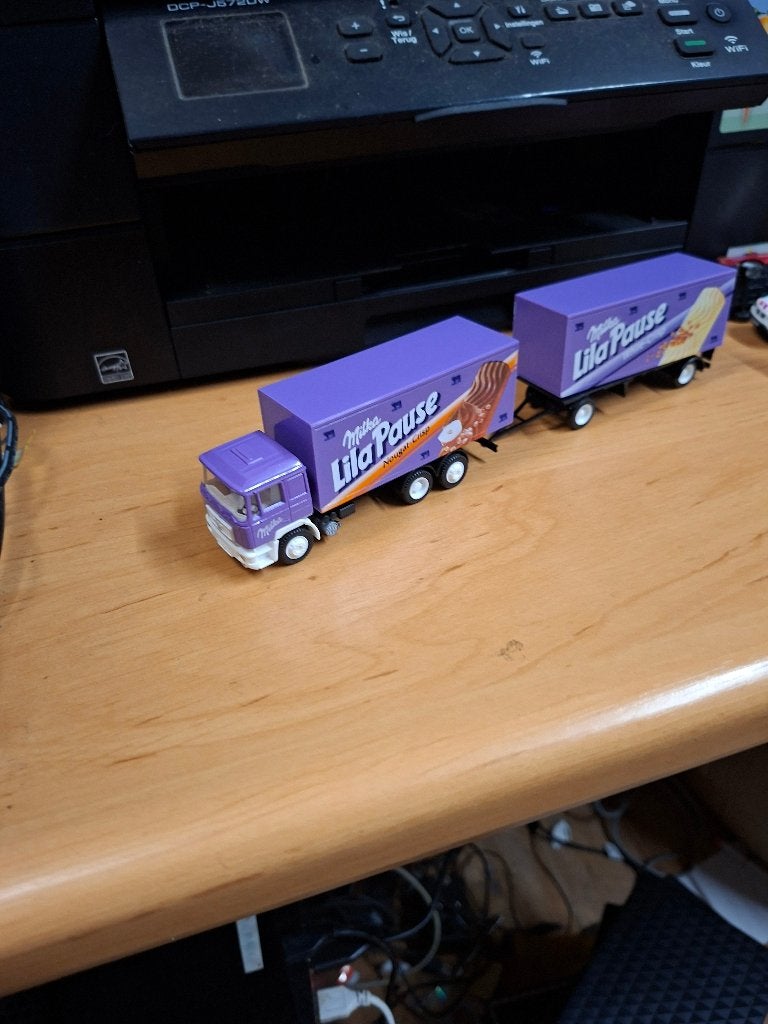 Albedo MAN Milka, Ophalen of Verzenden, Bus of Vrachtwagen