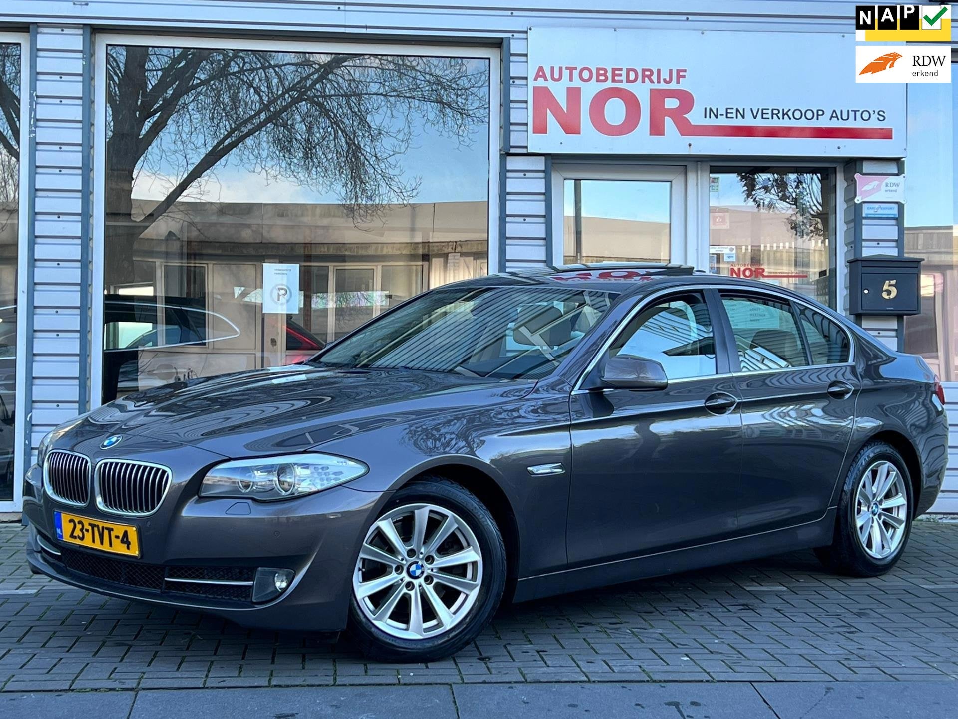 BMW 5-serie 520d High Executive, Auto's, BMW, Bedrijf, Te koop, 5-Serie, ABS, Airbags, Airconditioning, Alarm, Automatische klimaatregeling