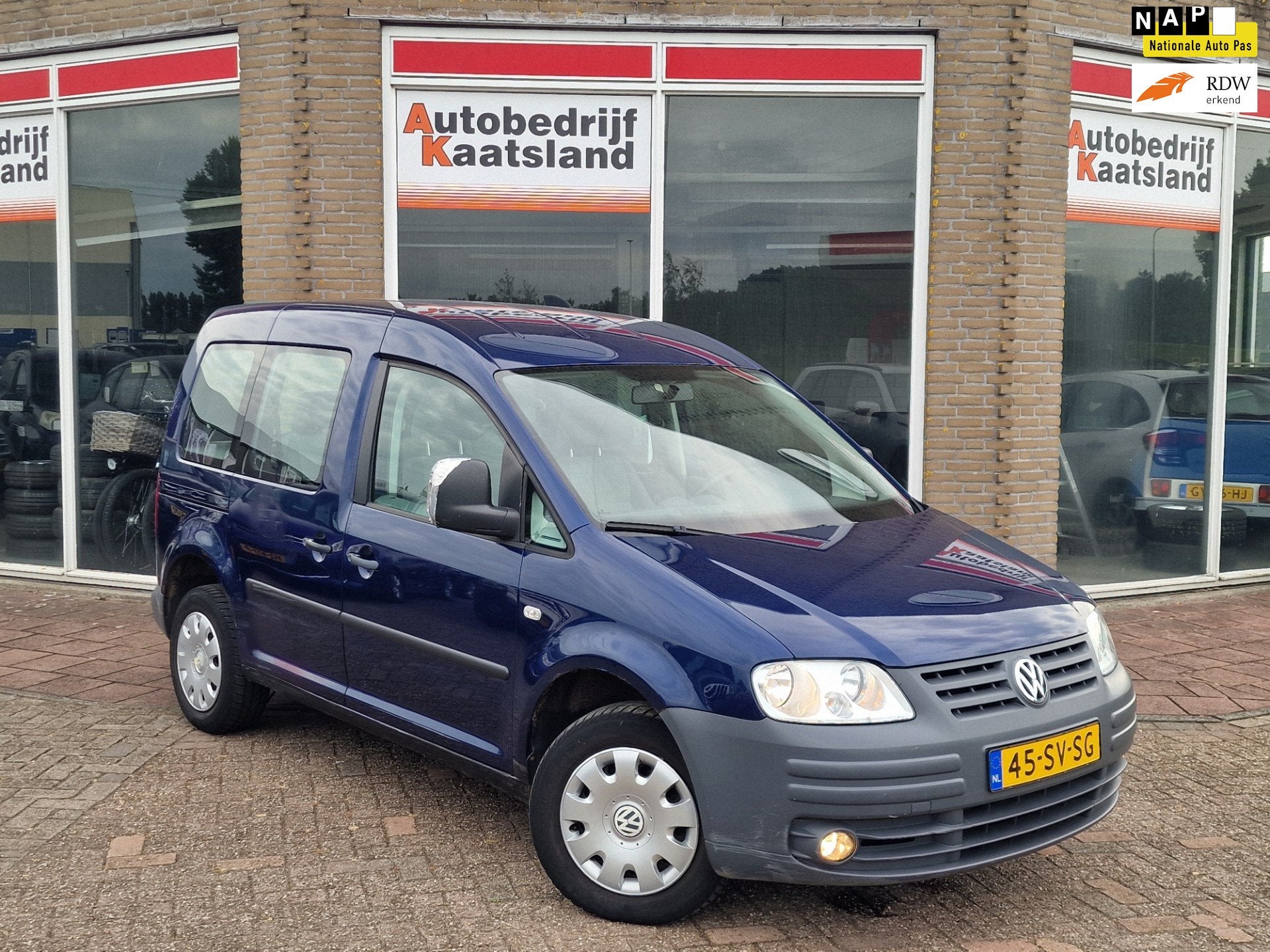 Volkswagen Caddy 1.9 TDI Turijn 5 Persoons - Trekhaak - 2006, Auto's, Voorwielaandrijving, Stof, Gebruikt, Overige modellen