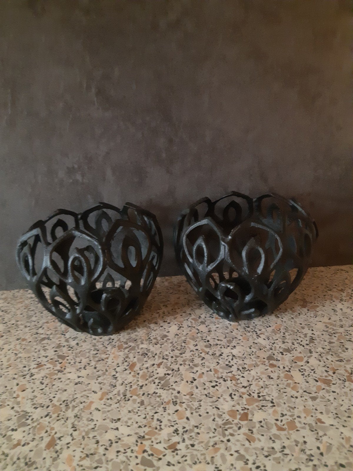 2x Waxinelicht , Theelicht Houder., Ophalen of Verzenden, Zo goed als nieuw, Overige materialen, Minder dan 25 cm
