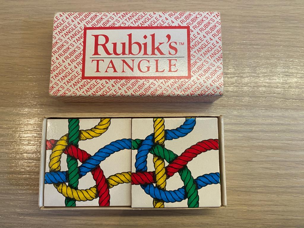 Rubik’s Tangle 4 puzzel (Matchbox, vintage, ZGAN), Ophalen of Verzenden, Minder dan 500 stukjes, Zo goed als nieuw, Rubik's of 3D-puzzel