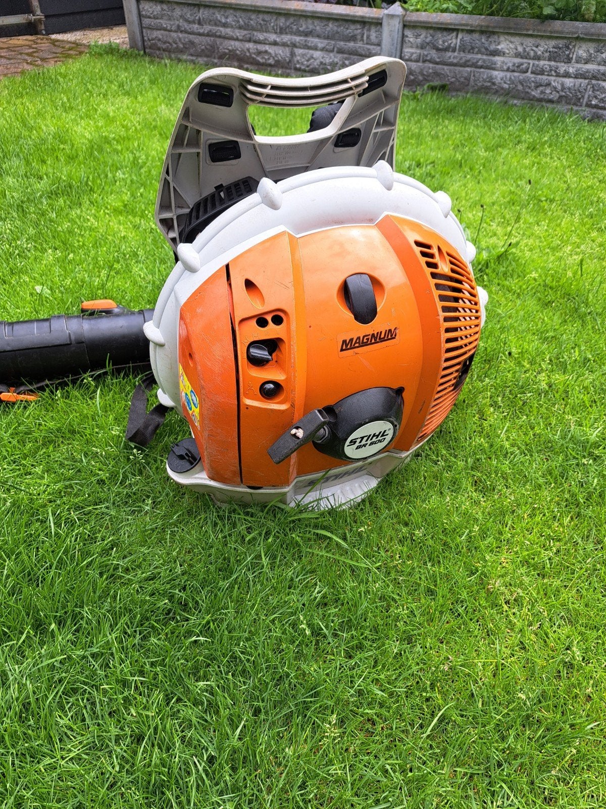 Stihl BR600 magnum bladblazer, Tuin en Terras, Ophalen of Verzenden, Gebruikt, Benzine