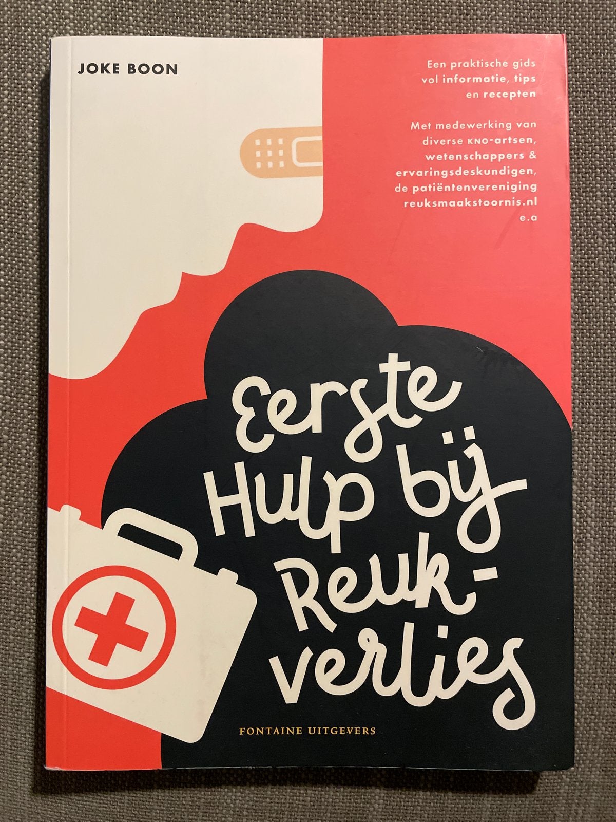 Joke Boon - Eerste hulp bij reukverlies, Boeken, Ophalen of Verzenden, Zo goed als nieuw, Gezondheid en Conditie, Joke Boon