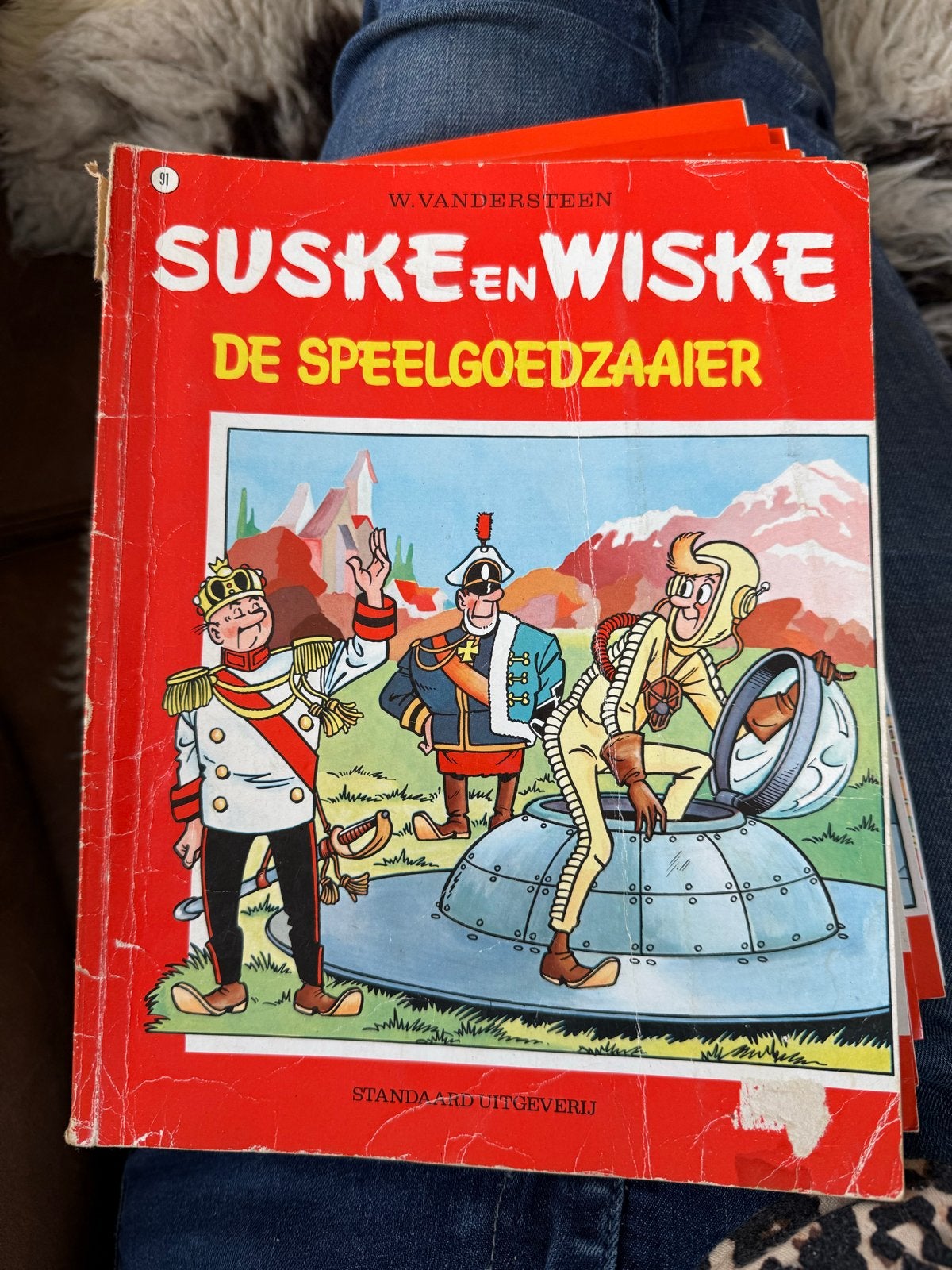 Suske en Wiske - De speelgoedzaaier (nr. 91, 1977), Eén stripboek, Ophalen of Verzenden, Gelezen