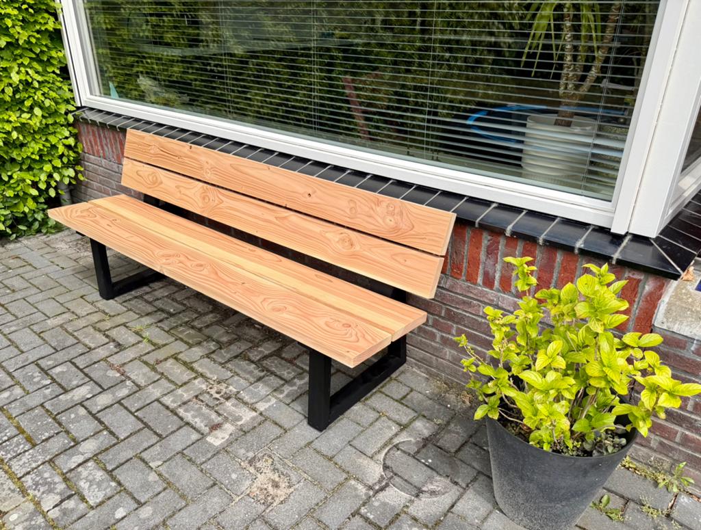 Mooie Douglas tuinbank 2m (nieuw!), Ophalen, Nieuw, Hout