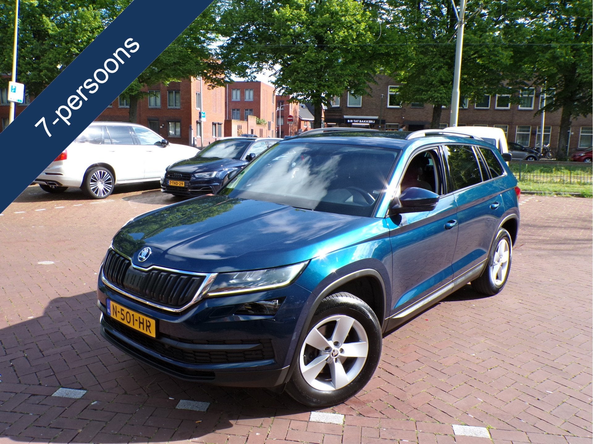 Skoda Kodiaq 1.4 TSI ACT 4x4 Style 7p. 7 PERSOONS NAVI TEL C, Auto's, Gebruikt, Euro 6, 4 cilinders, 7 stoelen