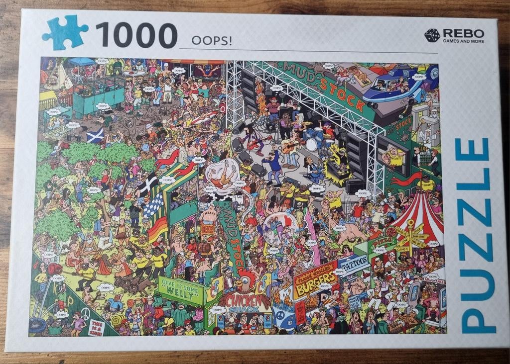 REBO puzzel, Ophalen of Verzenden, 500 t/m 1500 stukjes, Zo goed als nieuw