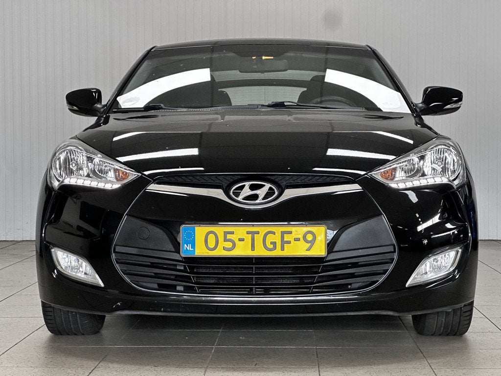 Hyundai Veloster 1.6 GDI i-Motion /17"LMV /Airco /Cruise /El, Auto's, Hyundai, Voorwielaandrijving, Stof, Gebruikt, 1591 cc