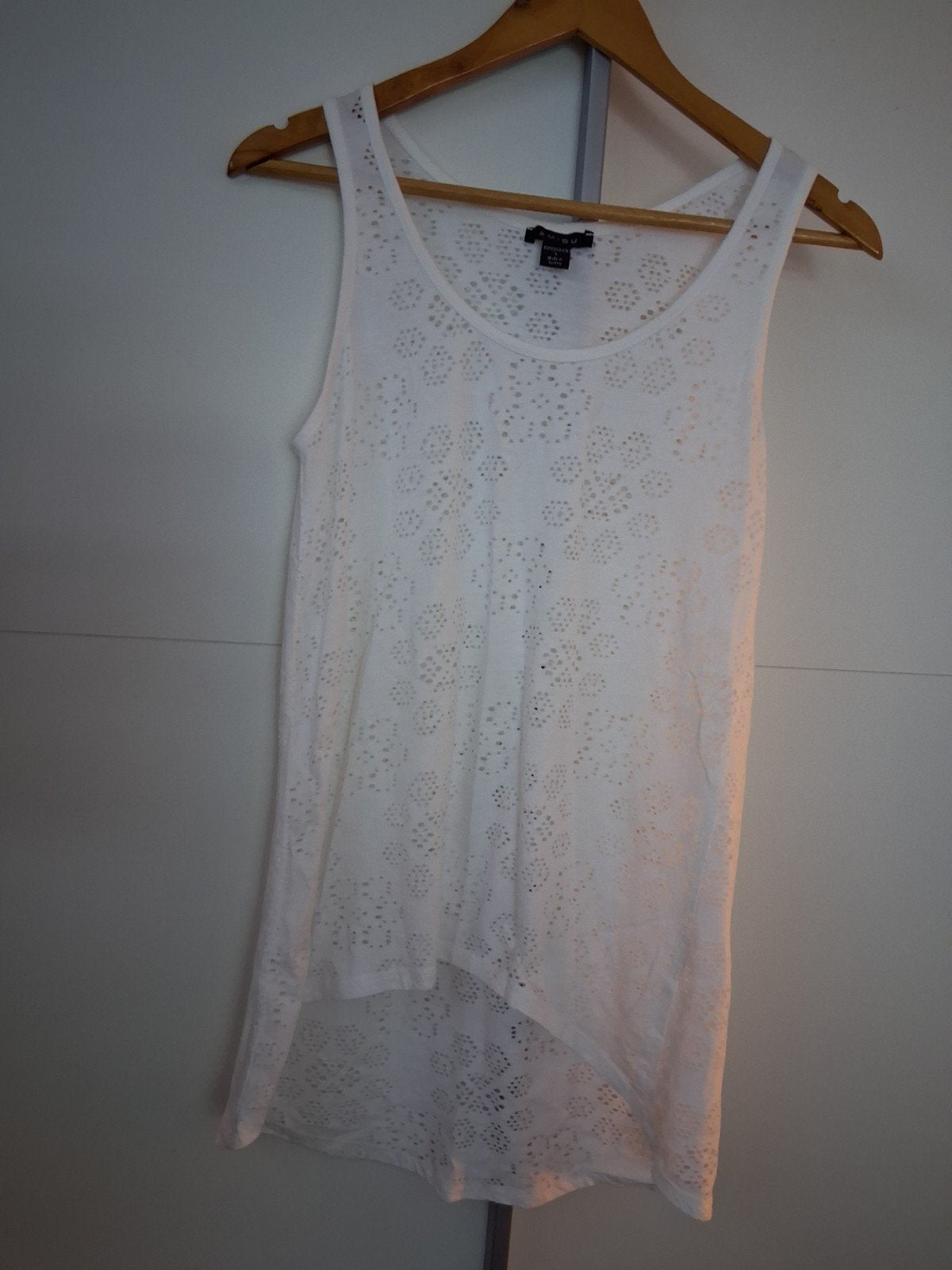 Mouwloze top van Amisu maat S, Kleding | Dames, Maat 38/40 (M), Wit, Ophalen of Verzenden, Zo goed als nieuw