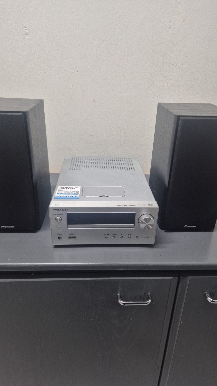 pioneer X-HM30V microset met speaker's, Ophalen, Soundbar, Zo goed als nieuw, Pioneer