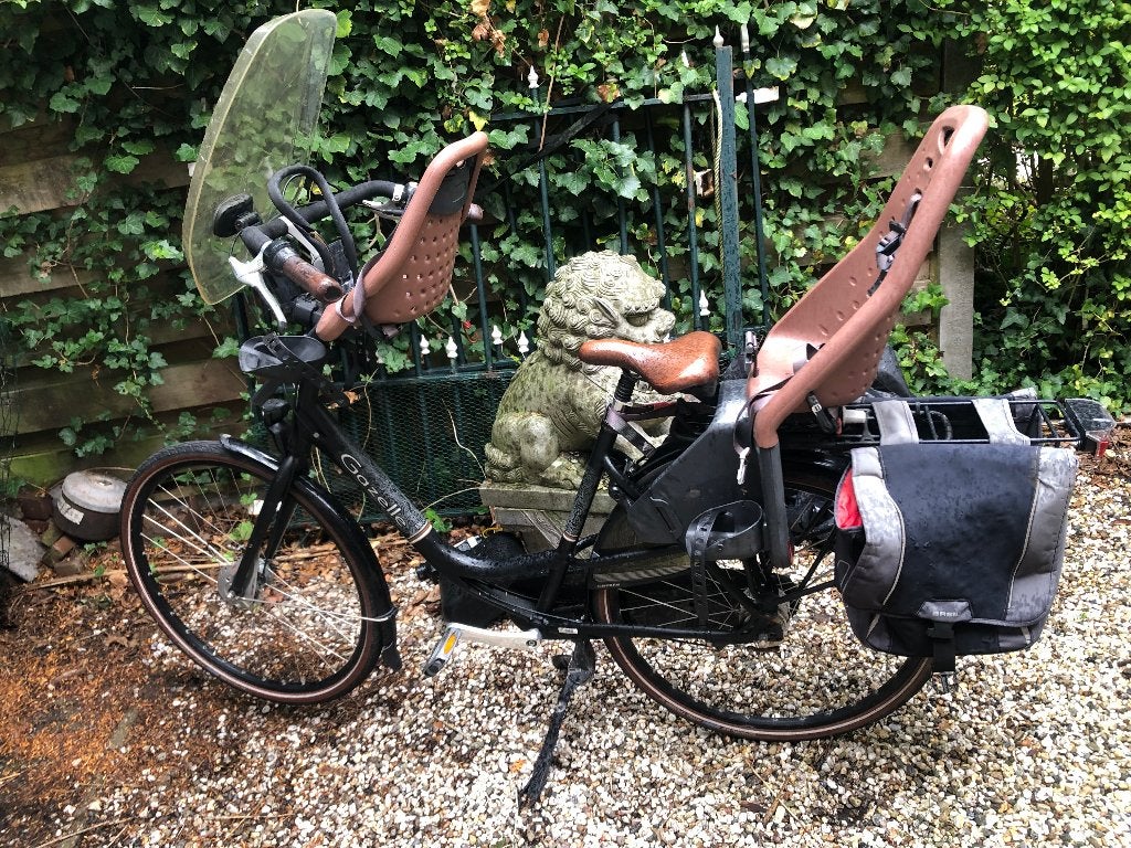 Gazelle moederfiets met 2 zitjes, Ophalen, 2 zitjes, Gebruikt, Versnellingen