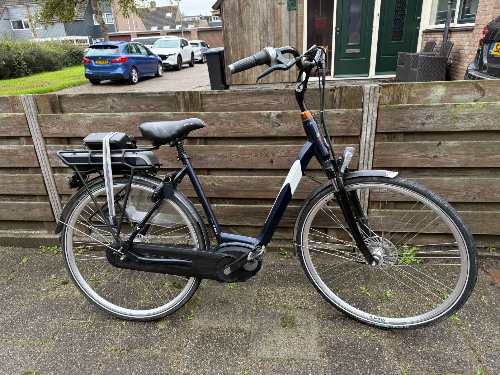 Sparta m7b. 53 frame 7 versn 400wh 4000km, Fietsen en Brommers, Ophalen, Sparta, Zo goed als nieuw, 51 tot 55 cm