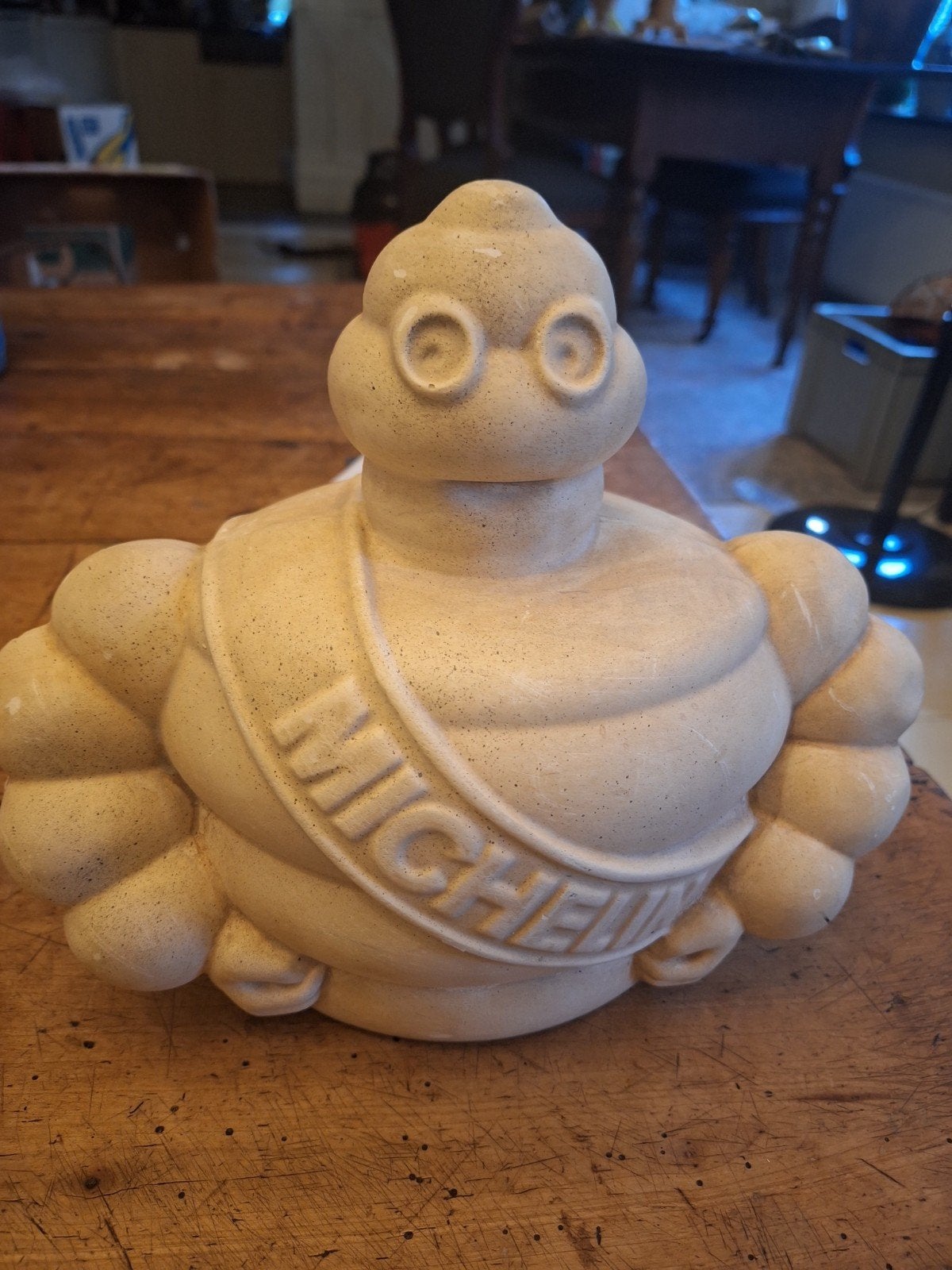 vintage gipsen michelin mannetje, Ophalen of Verzenden