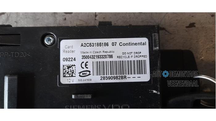 Kontaktslot + computer van een Renault Scenic, Gebruikt, -, Renault, -