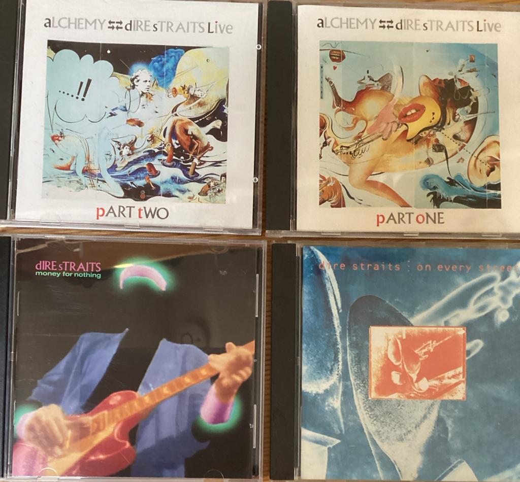 4 Dire Straits CD's: Alchemy Live, Money for Nothing, On Eve, Cd's en Dvd's, Ophalen of Verzenden, 1980 - 1989