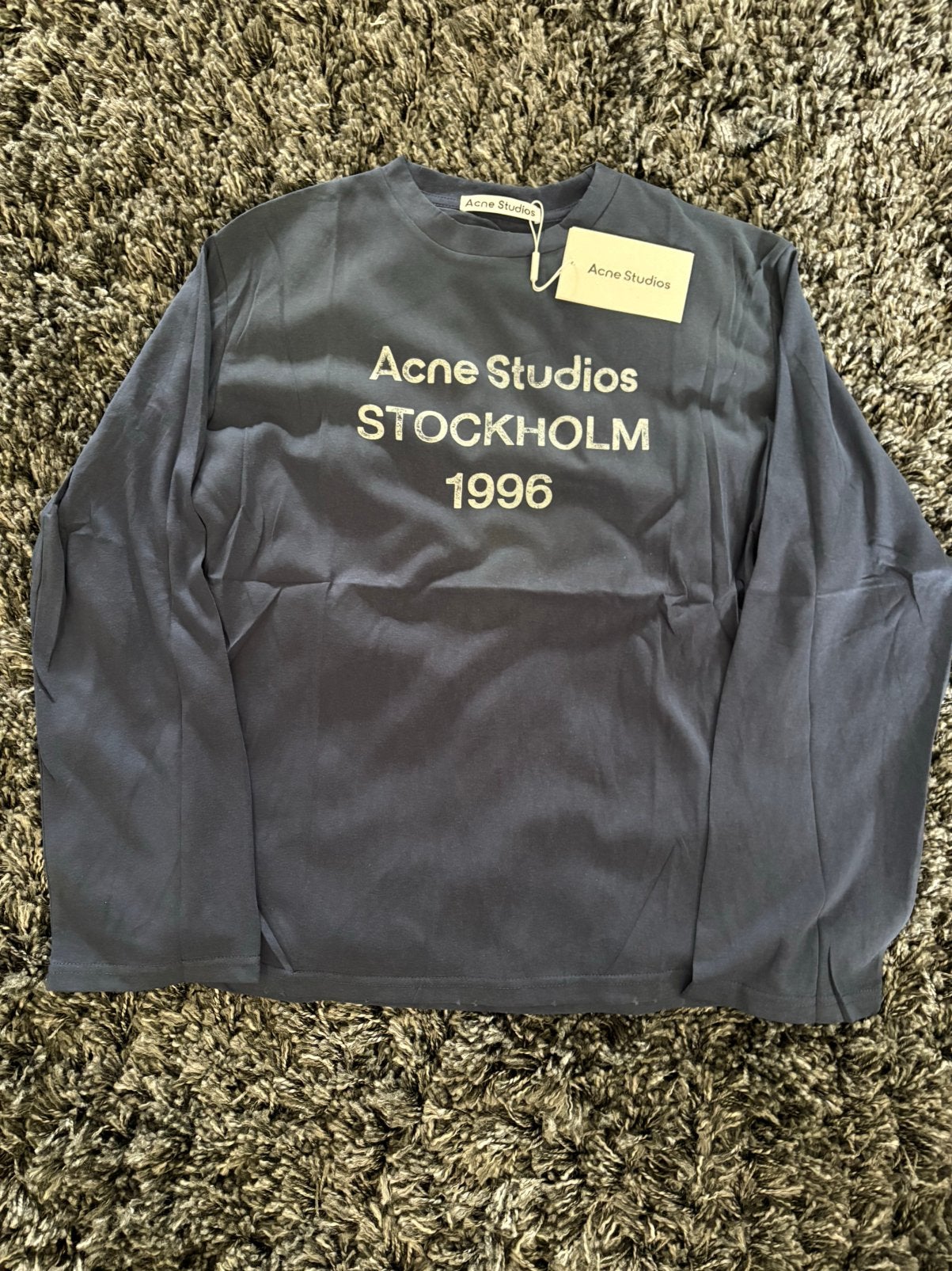Acne sturio longsleeve maat S M L, Verzenden, Nieuw, Blauw