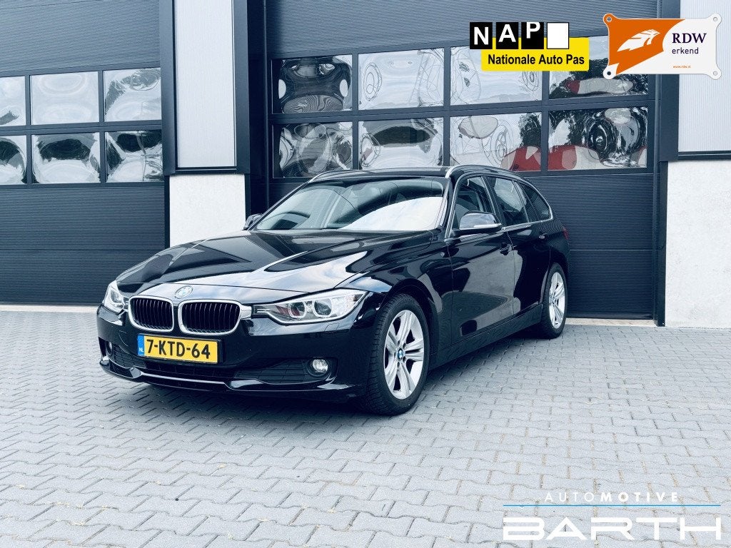 BMW 3 Serie Touring 320d EDE High Ex | NIEUWE MOTOR | M pakk, Auto's, BMW, Automaat, Zwart, 4 cilinders, Diesel