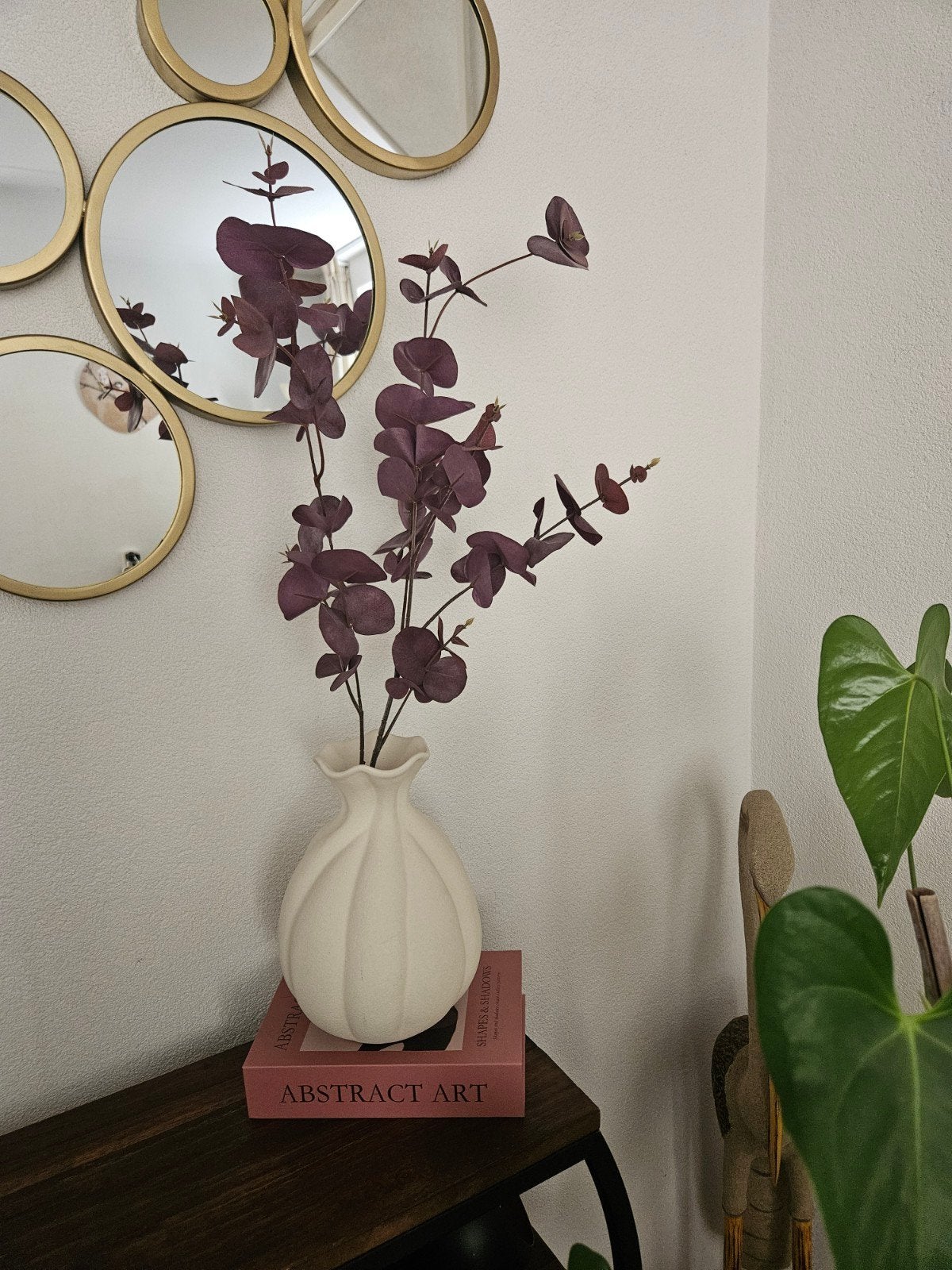 gave vaas met kunstbloem en opbergboek, Ophalen of Verzenden, Zo goed als nieuw