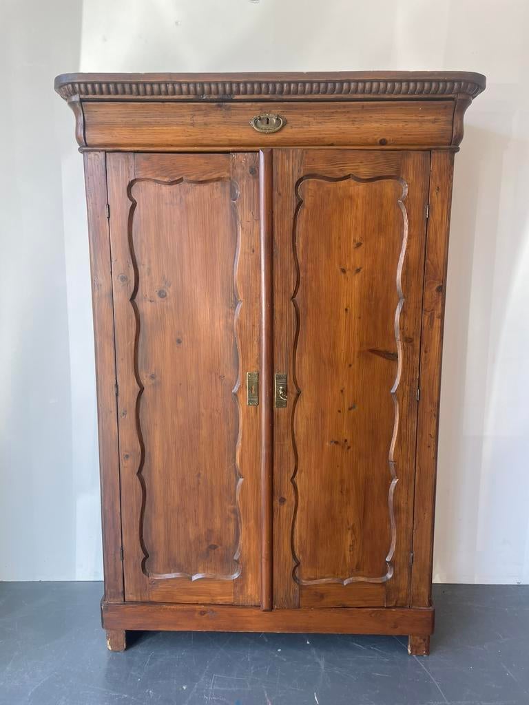 Prachtige antieke biedemeier meidenkst, Ophalen, Gebruikt, Kast, 105 cm of meer