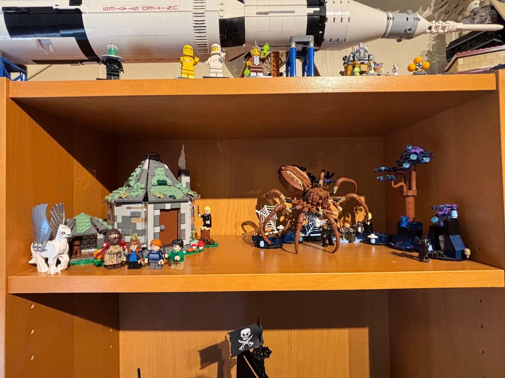 LEGO Harry Potter Hagrids Hut & Forbidden Forest Display, Ophalen of Verzenden, Zo goed als nieuw