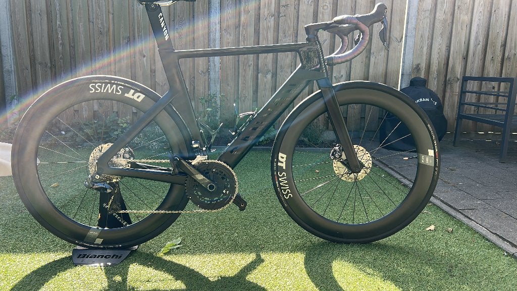 Canyon Aeroad CF SLX maat M met powermeter, 28 inch, Gebruikt, Carbon, Heren