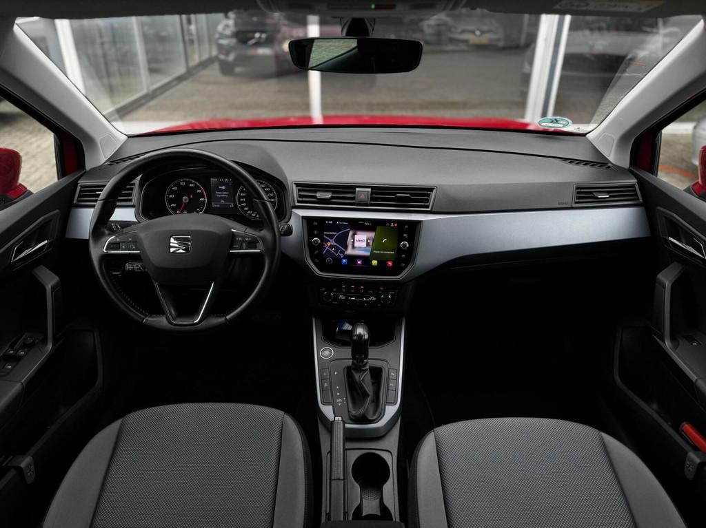 Seat Arona 1.0TSI StyleBusiness Intense|ACC|Carplay|DSG|Cam, Auto's, Stof, Gebruikt, Parkeersensor, 49 €/maand