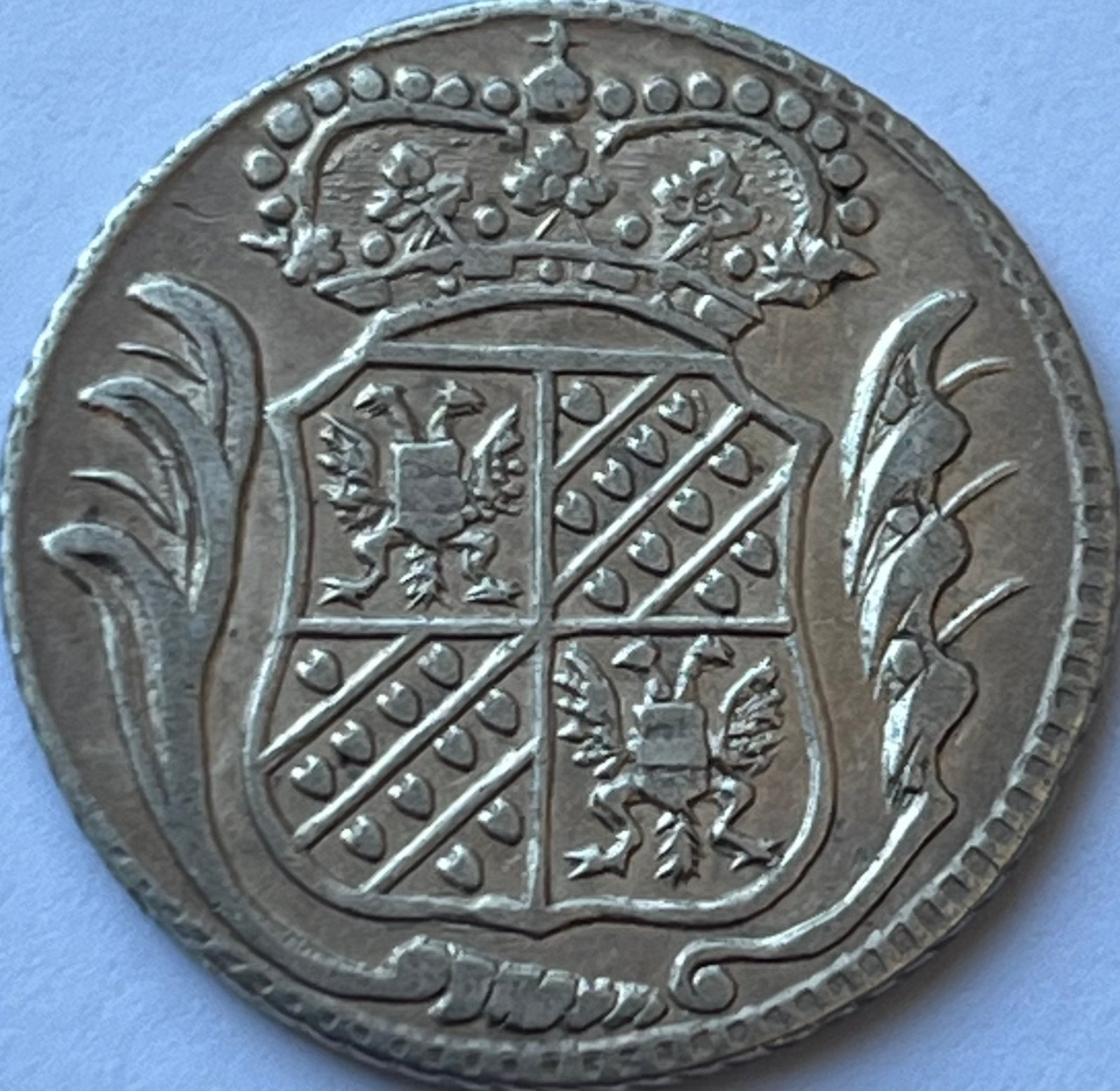 Groningen zeldzame zilveren duit 1771 mooi exemplaar, Vóór koninkrijk, Zilver, Losse munt, Overige waardes