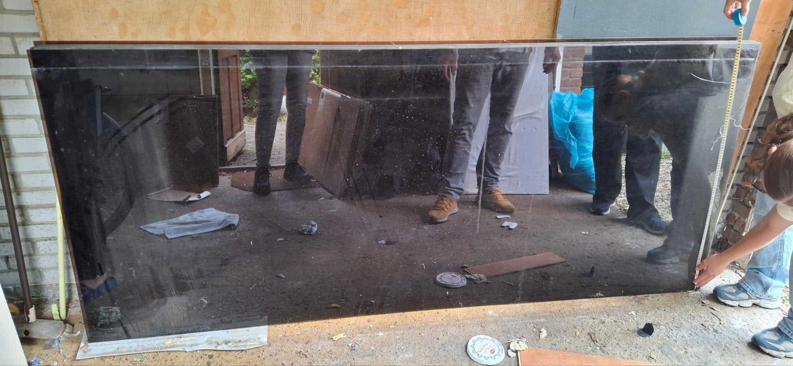 9 (doorzichtige)perspex platen. 2.30 x 1.00 x 0,05, Ophalen of Verzenden, Zo goed als nieuw