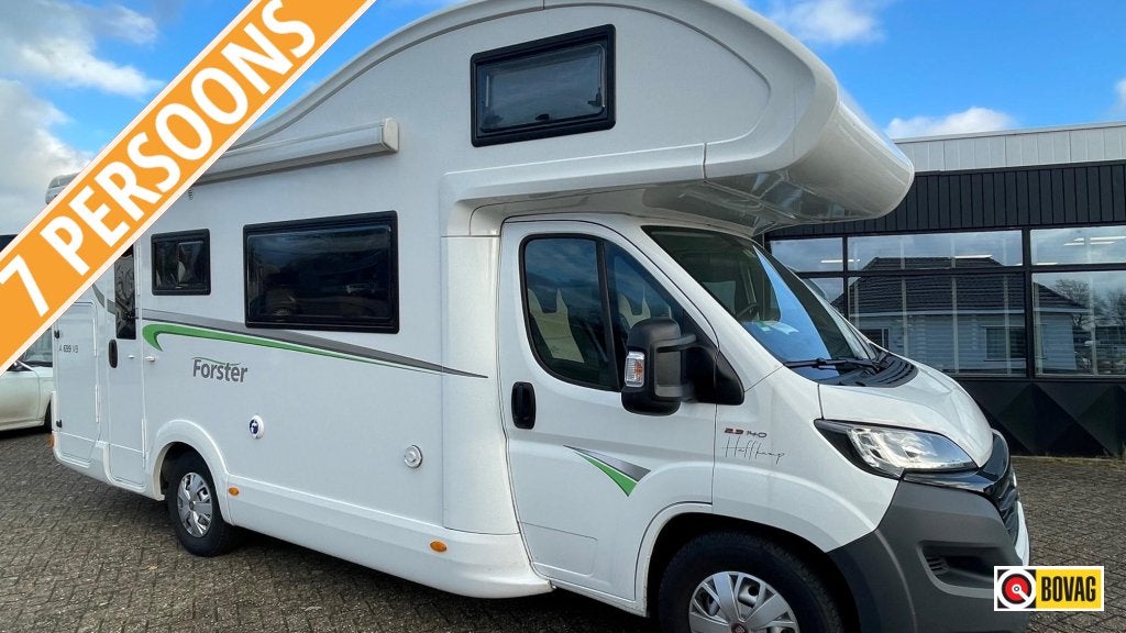 Forster A699 VB bj2020 7 pers | 2xAirco | TV | Zonnepaneel, Caravans en Kamperen, Overige merken, Alkoof, Ringverwarming, Fiat