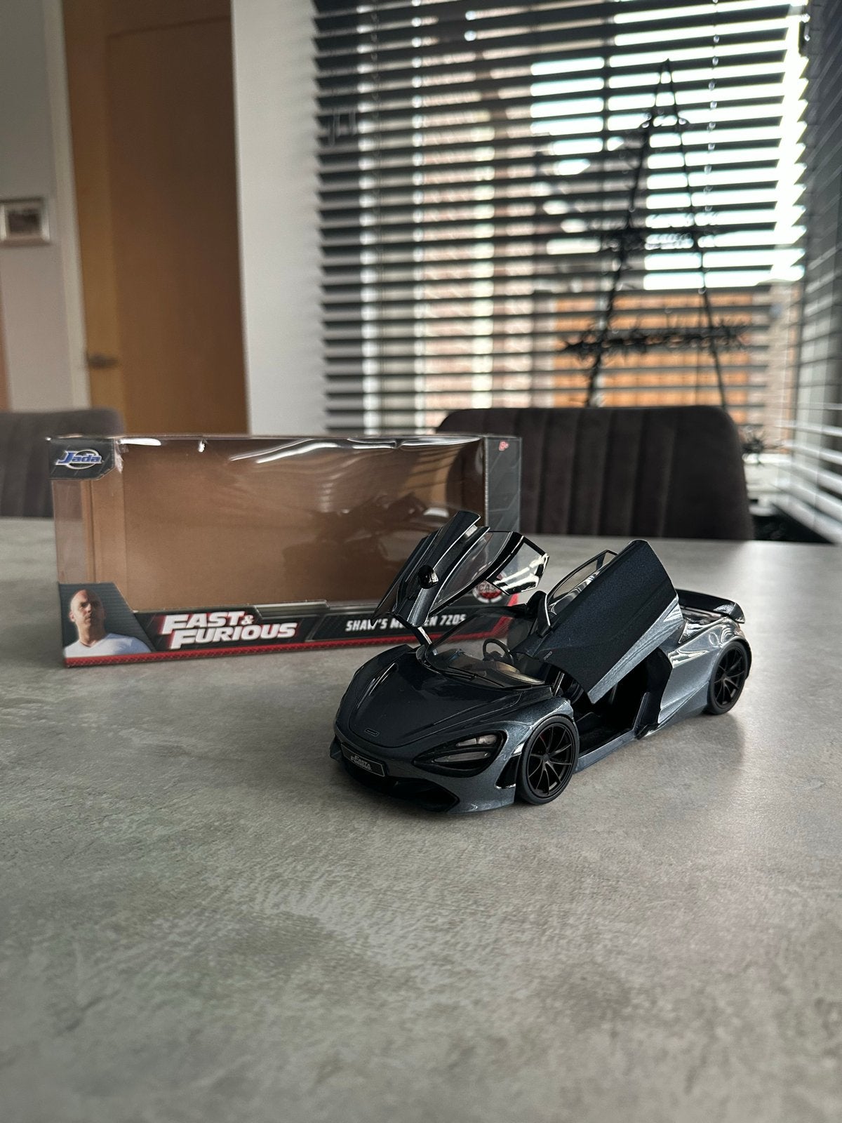Fast & Furious Shaw's McLaren 720S modelauto 1:24, Overige merken, Auto, Groter dan 1:32, Ophalen of Verzenden