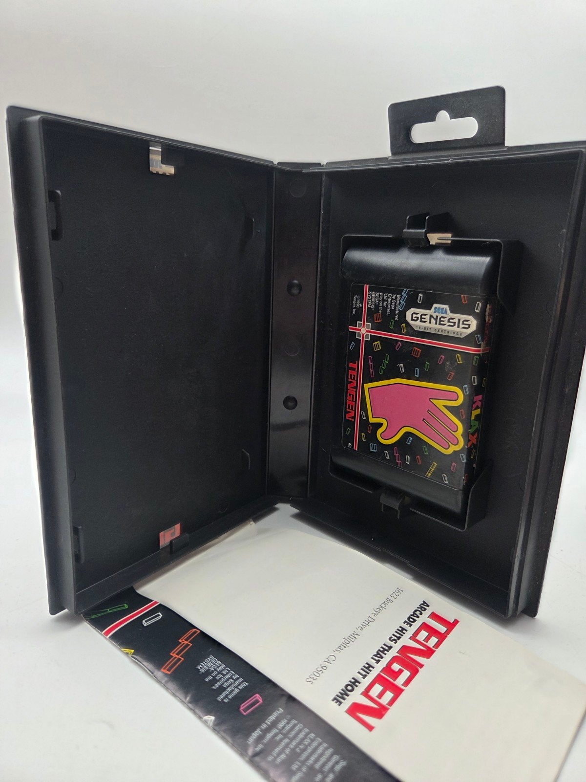 Klax Sega Genesis Game - Klassieke Puzzelactie, Gebruikt, Ophalen of Verzenden, Info@tengen.com, 1823 Bridget Drive, Milpitas, CA 95035