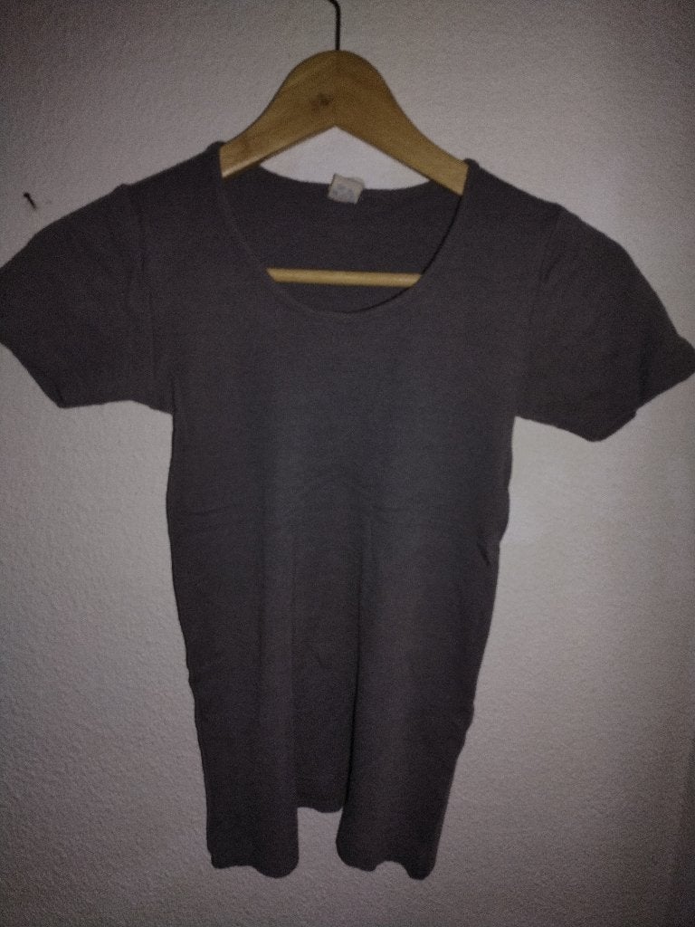 Engel, 38/40, wol zijde t- shirt/hemd met korte mouw, Maat 38/40 (M), Ophalen of Verzenden, Korte mouw, Grijs
