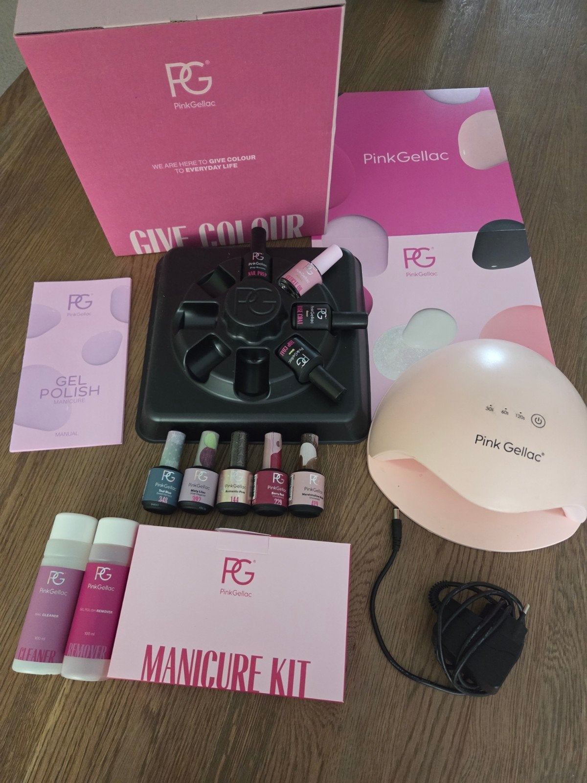 Complete Pink Gellac set – ideaal voor thuis, Sieraden, Tassen en Uiterlijk, Uiterlijk | Cosmetica en Make-up, Ophalen of Verzenden
