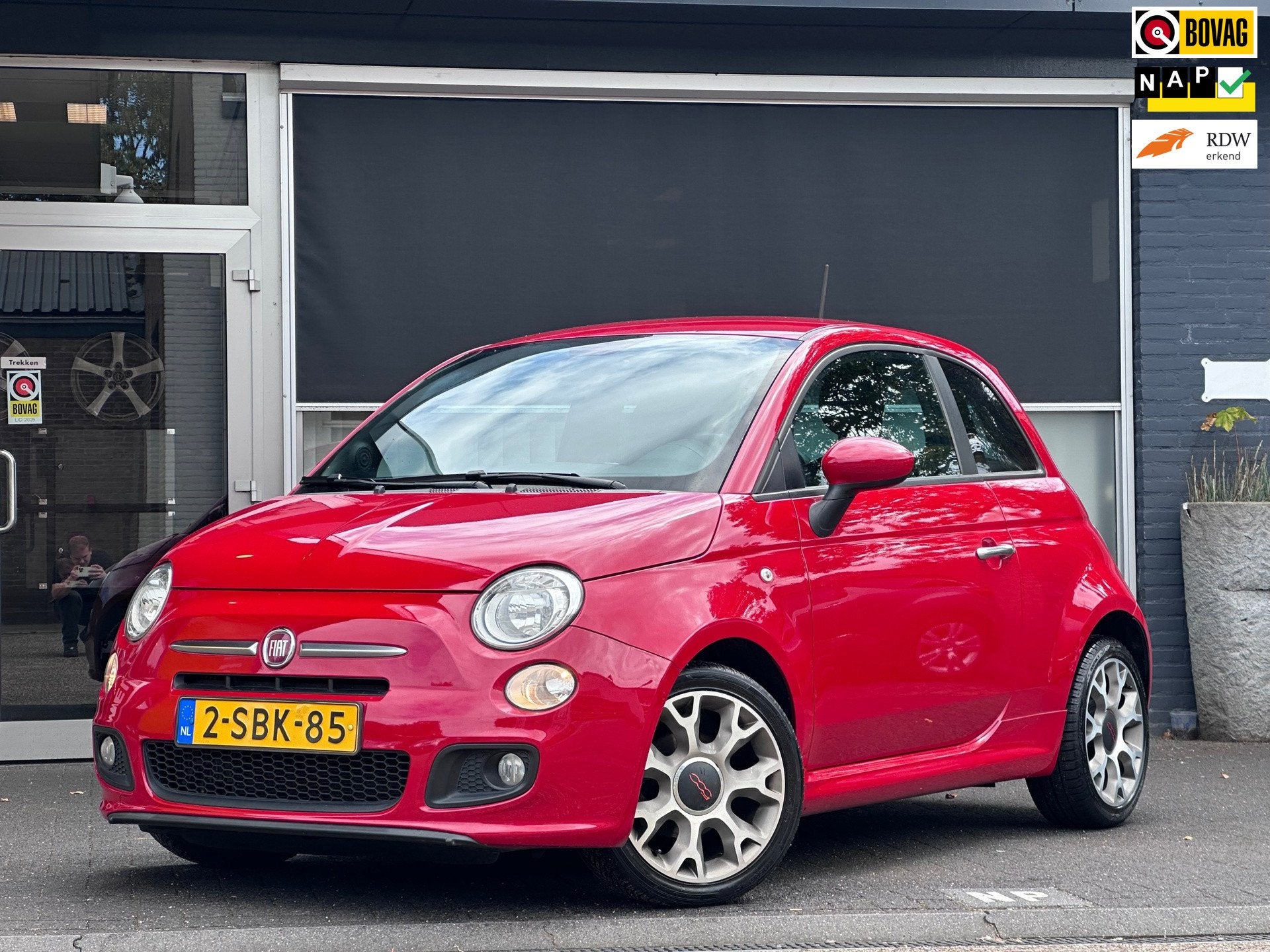 Fiat 500S 0.9 TwinAir Lounge SPORT / ORG NL / AIRCO / SCHERM, Auto's, Fiat, Euro 5, 86 pk, Gebruikt, 905 kg