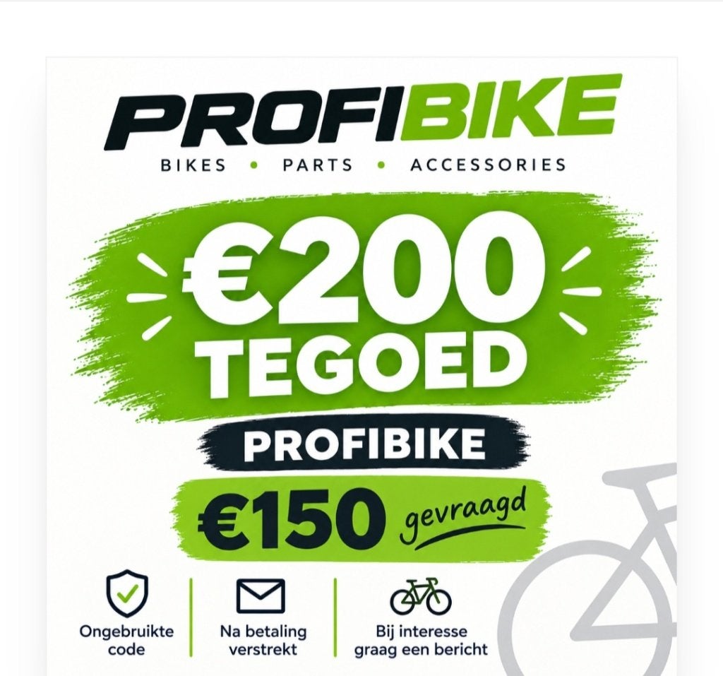 PROFIBIKE €200,- TEGOED ONGEBRUIKTE CODE, Tickets en Kaartjes, Eén persoon, Overige soorten, Overige typen