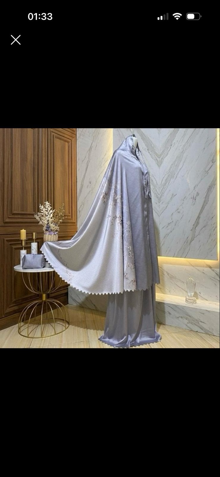 Elegante Mukena - Gebedskleding voor Dames, Kleding | Dames, Paars, Maat 46/48 (XL) of groter, Nieuw, Ophalen of Verzenden
